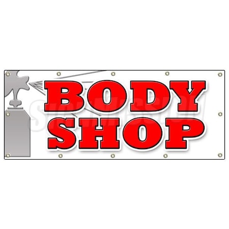 Signmission BODY SHOP BANNER SIGN car auto body shop sign accident repair insurance B-120 Body Shop
